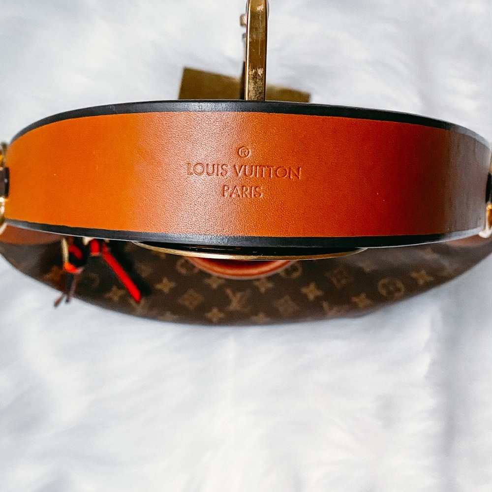 Louis Vuitton Tuileries Hobo Bag .. Caramel, Red - Picture 6 of 12